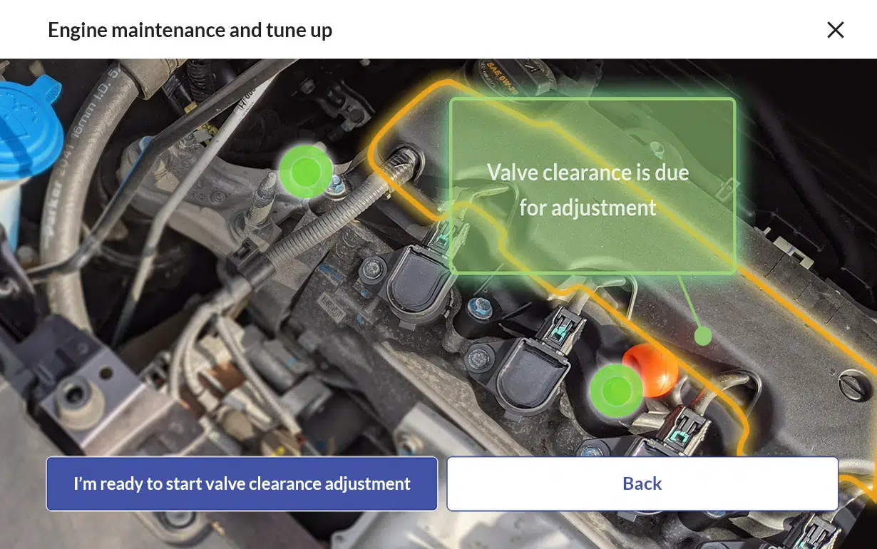Self-solve instructional AR app for Automotive
