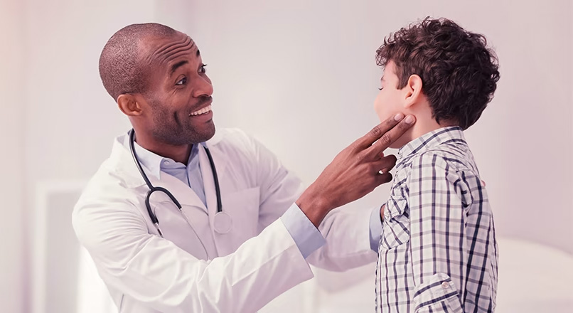 Doctor treats child