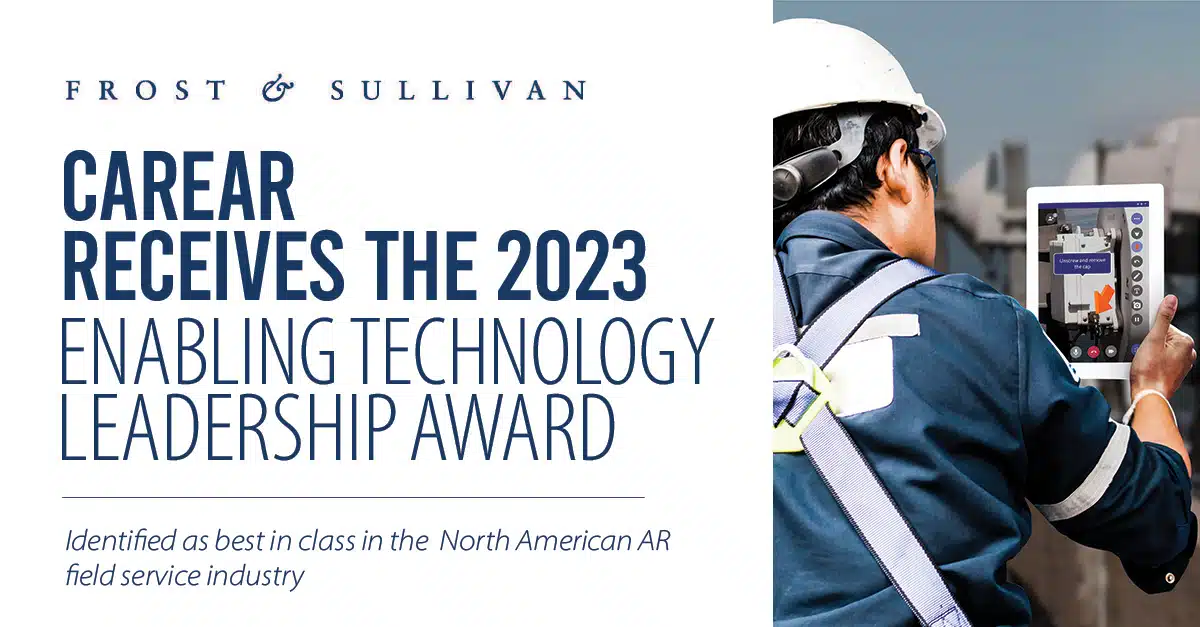 CareAR Frost and Sullivan 2023 Enabling Technology Leadership Award
