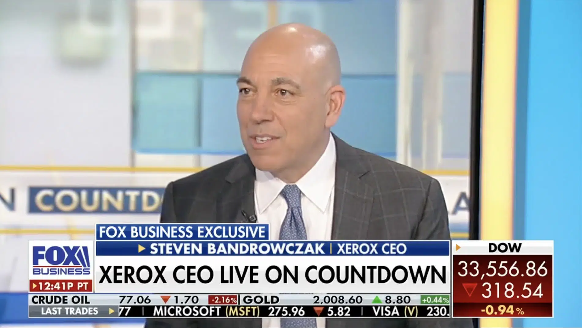 Xerox's Steve Bandrowczak on Fox News