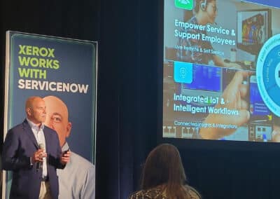 CareAR and Xerox Keynote session at Knowledge 2023