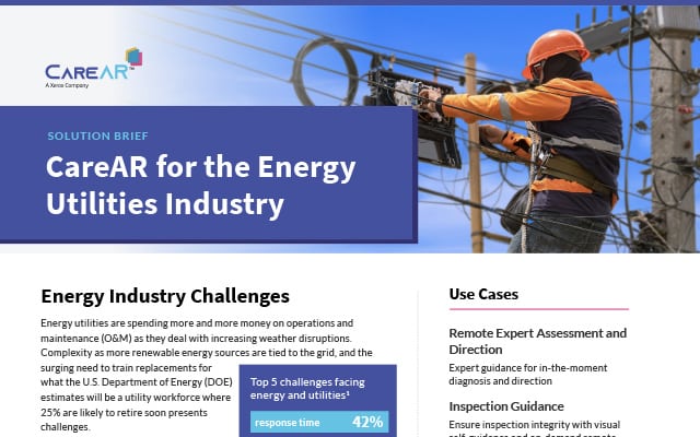CareAR for the Energy Utilities Industry