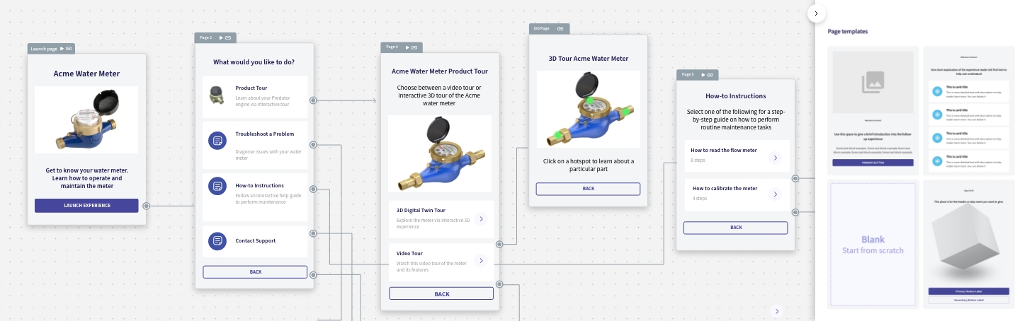 CareAR Experience Builder Water Meter Product Tour