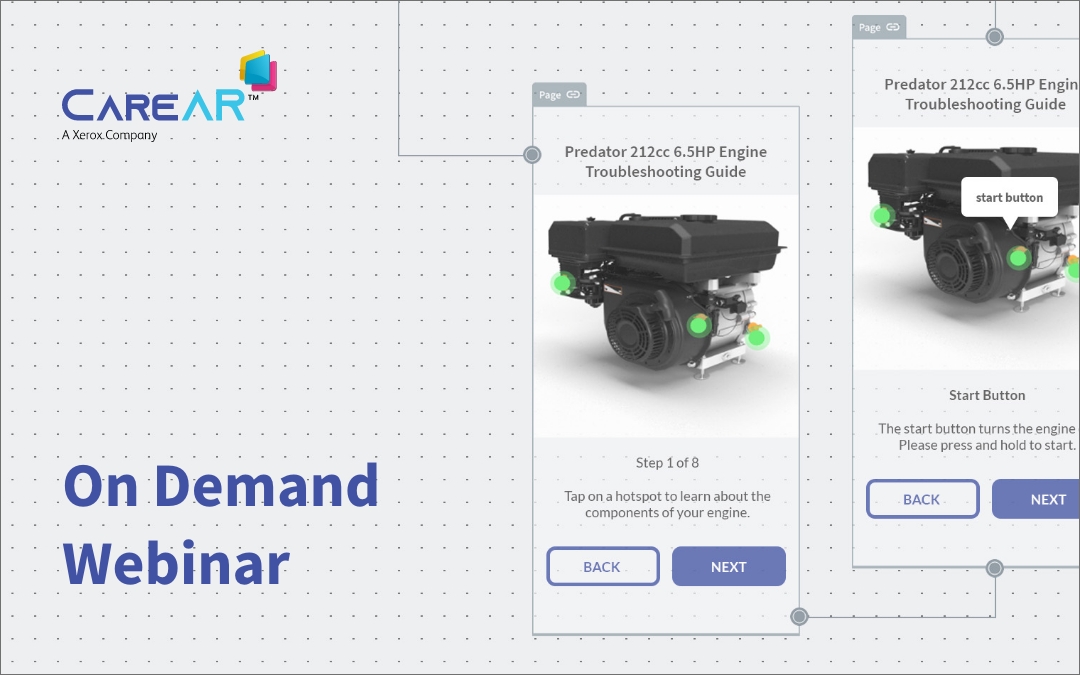 Create AR/AI Digital Work Instructions with CareAR Experience Builder