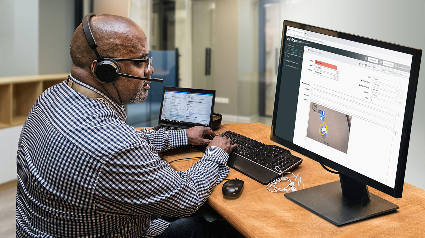 remote visual assistance with customer service agent