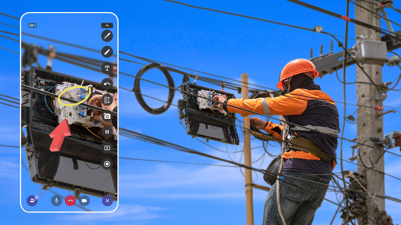 upskill junior field techs with remote AR assistance